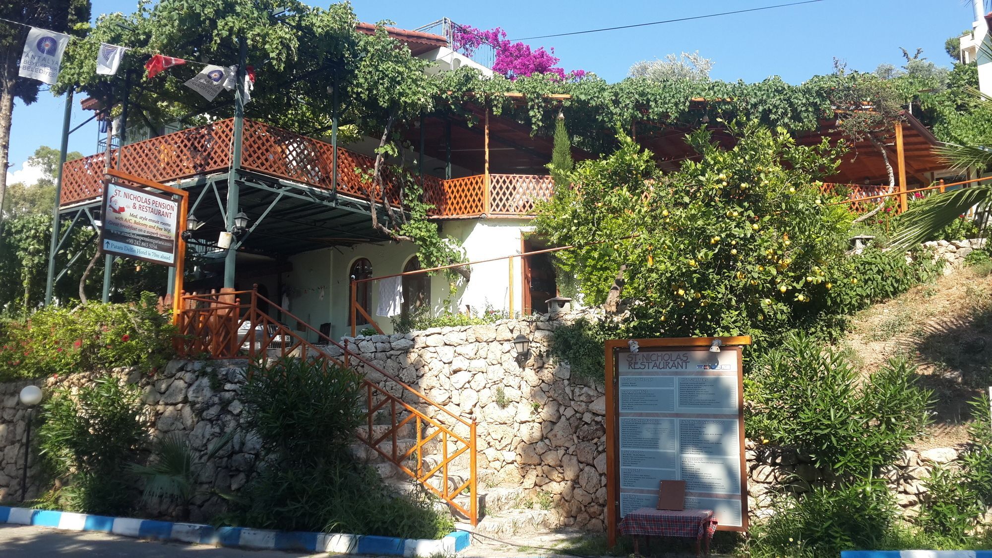 St. Nicholas Pension Patara Esterno foto